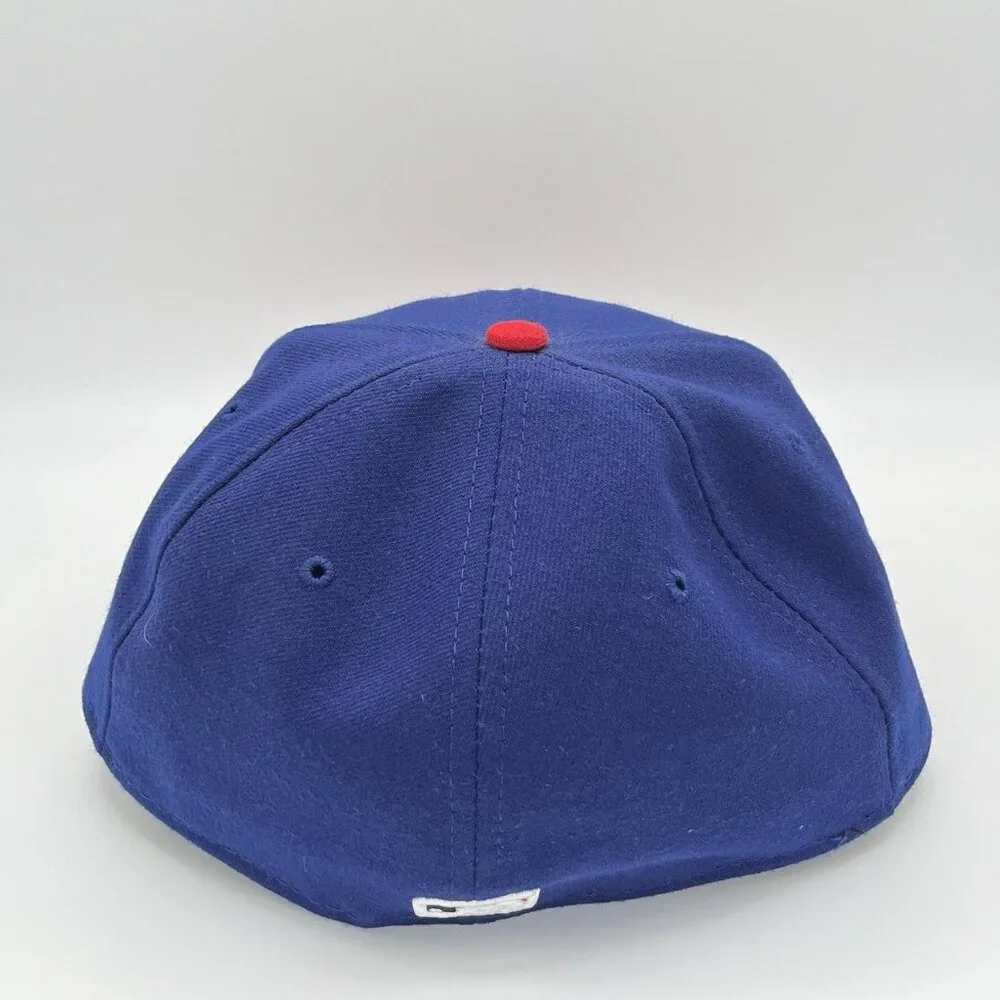 New Era 59fifty Philadelphia Phillies Red & Blue Fitted Cap Hat 7 1/8 MLB - Picture 3 of 10